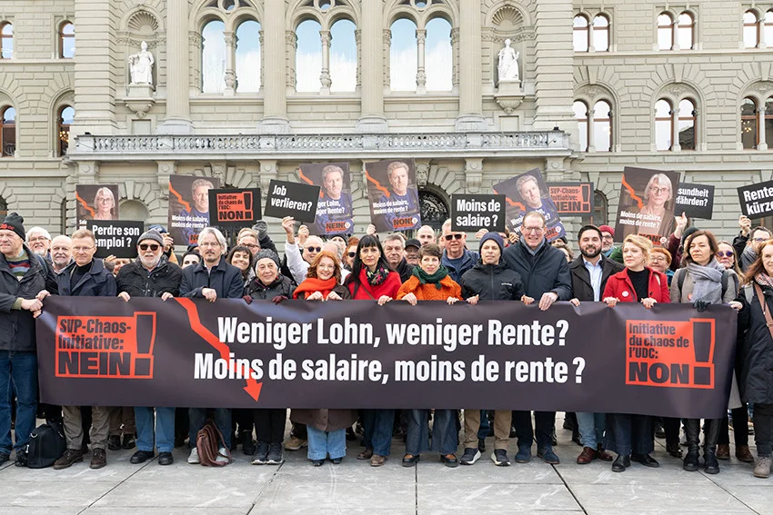 Lancierung Nein zur Chaos-Initiative