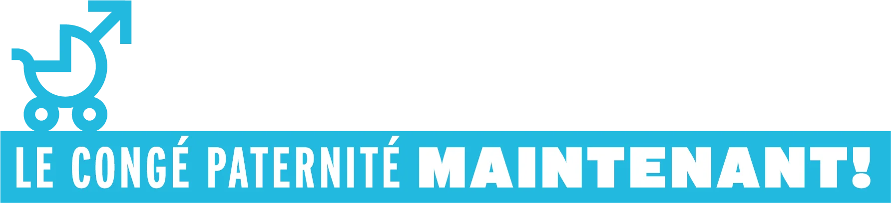 Congé paternité Logo large Congé paternité Logo large