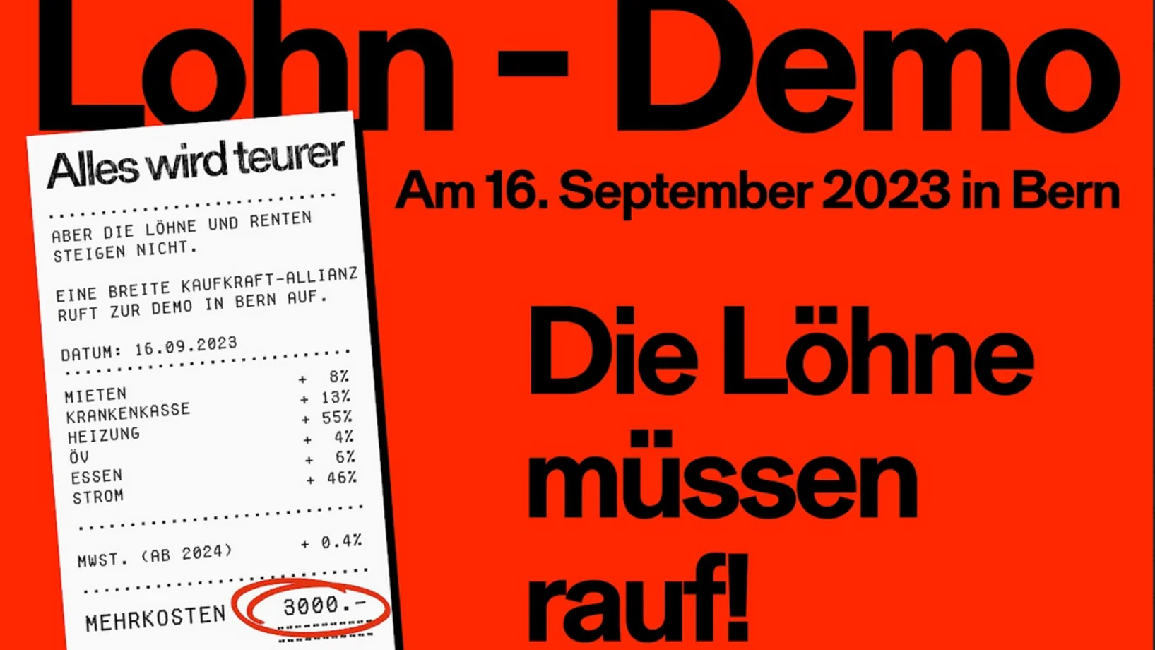 Lohn-Demo
