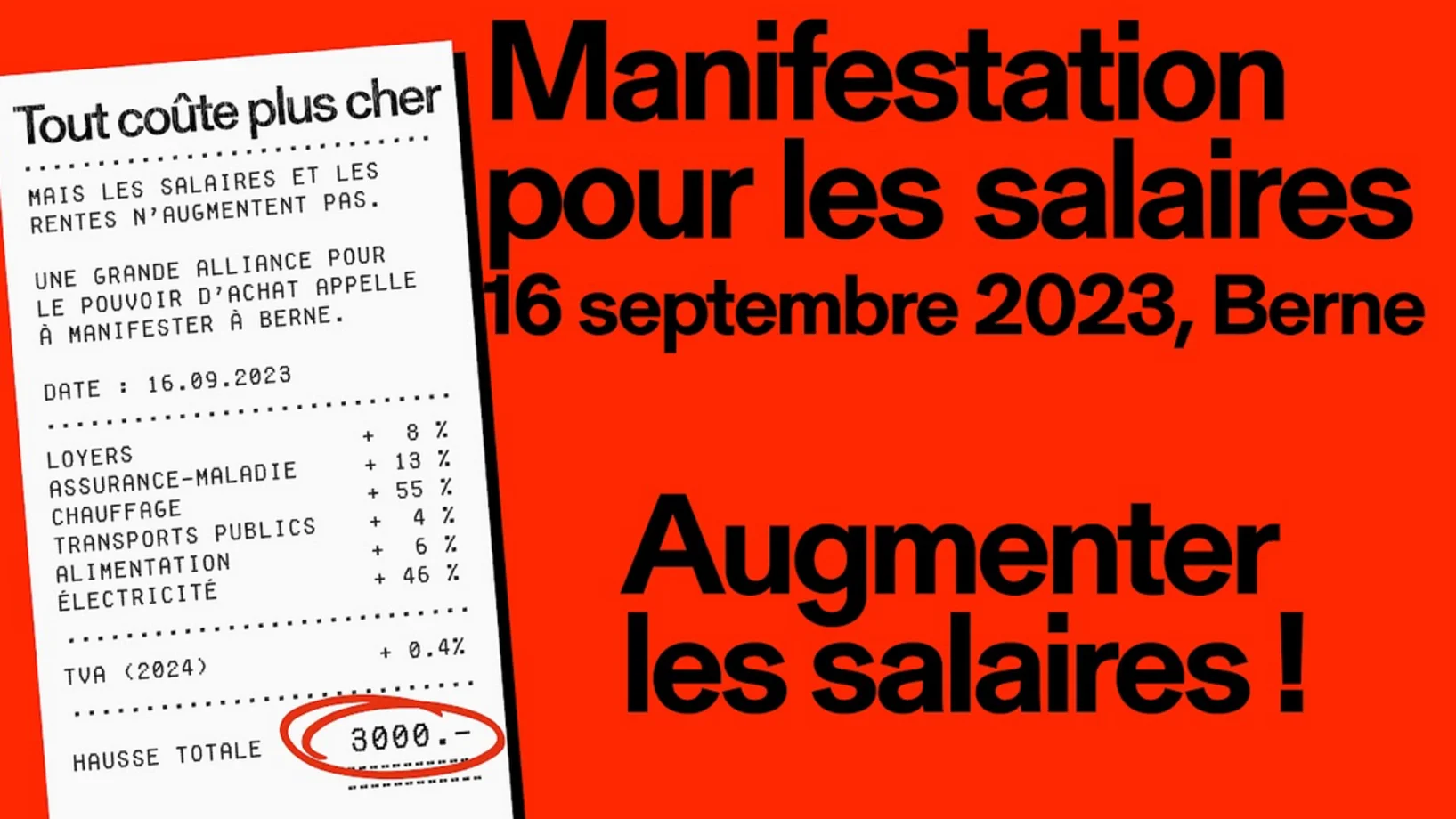 Manifestation salaires