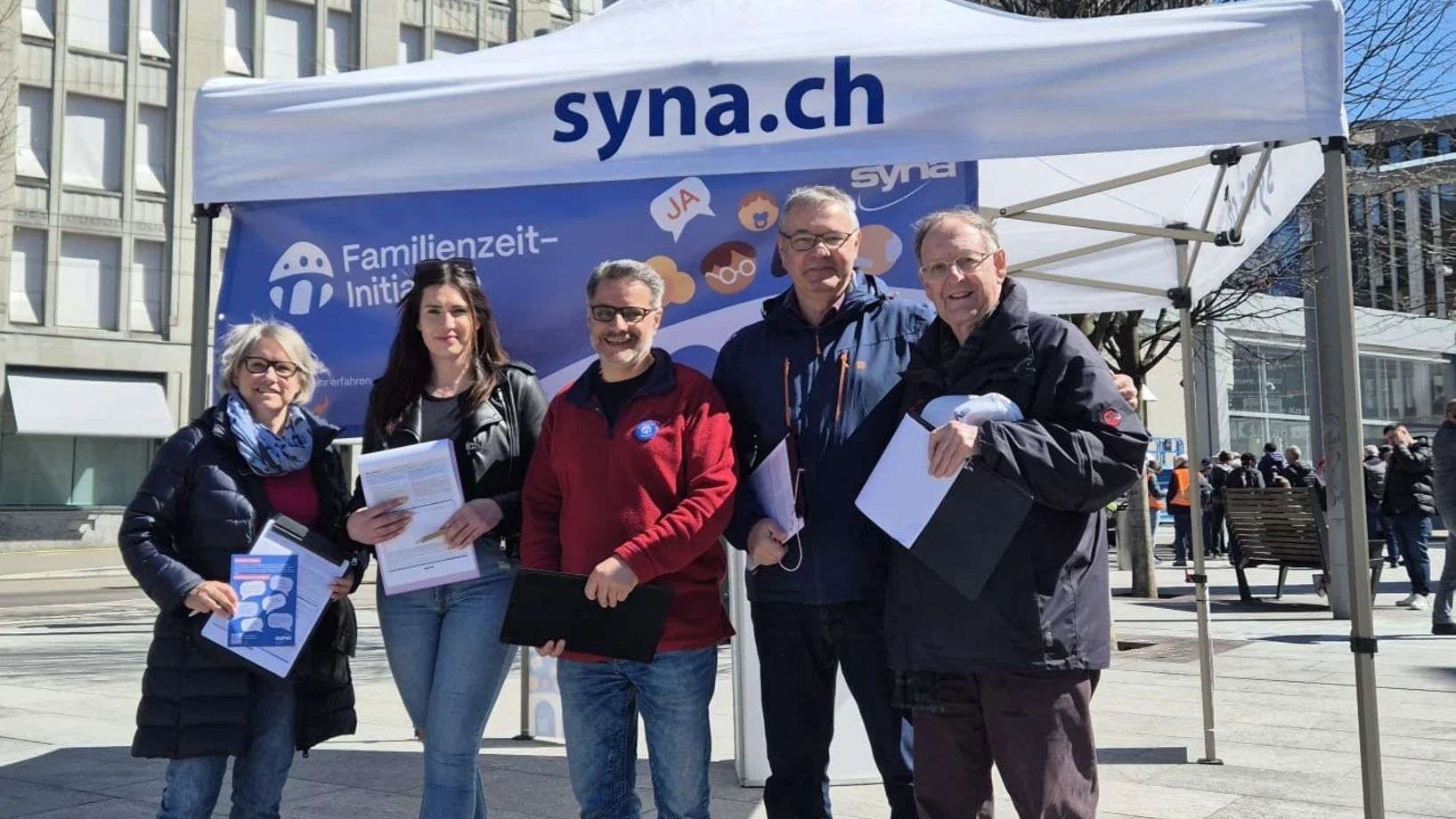 Sammelaktion der Syna Region Ostschweiz