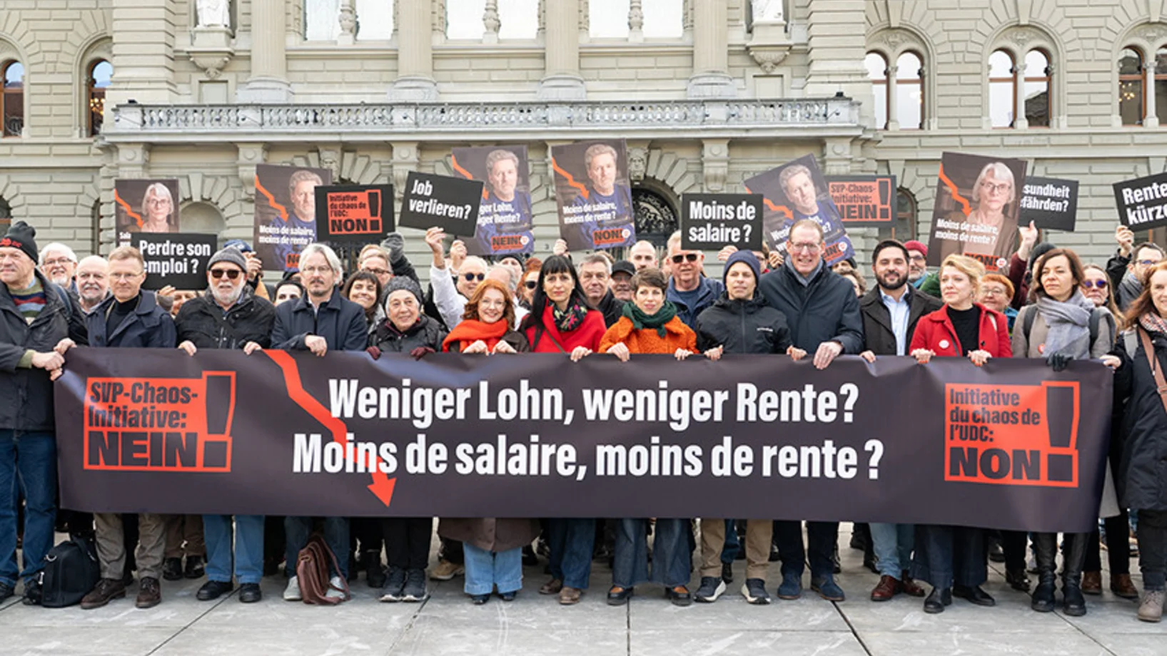 Lancierung Nein zur Chaos-Initiative