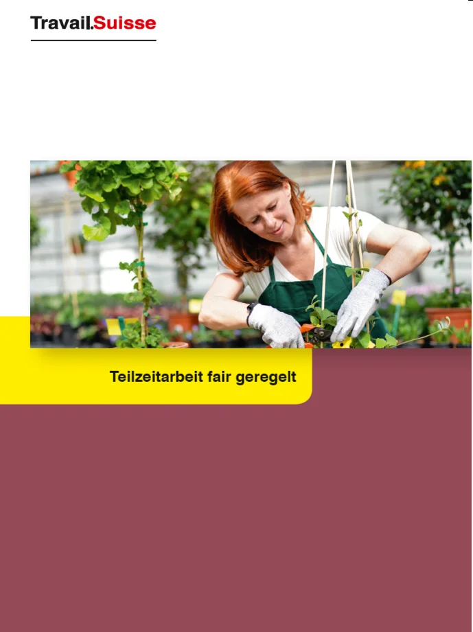 Teilzeitarbeit fair geregelt