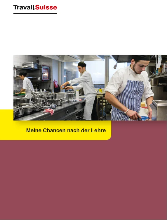 Meine Chance nach der Lehre DE