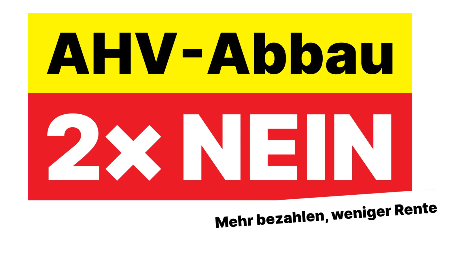 Nein zu AHV 21 